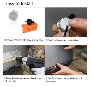 Sistema Radar Aparcamiento Coche 8 Sensores