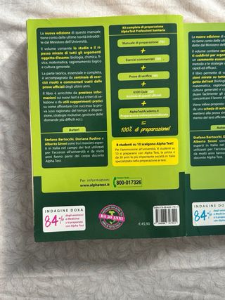 Alpha Test. Professioni Sanitarie. Manuale Di P...
