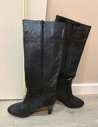 Botas piel negras Unisa talla 39