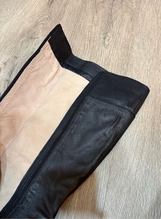 Botas piel negras Unisa talla 39