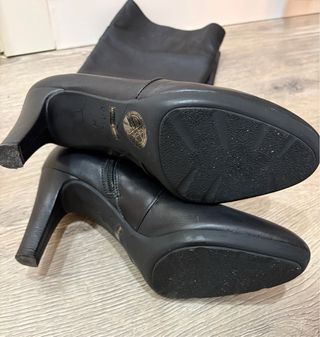 Botas piel negras Unisa talla 39