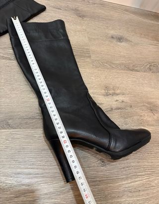 Botas piel negras Unisa talla 39