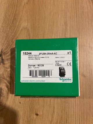 Interruptor Diferencial Schneider 2P 25A 30mA