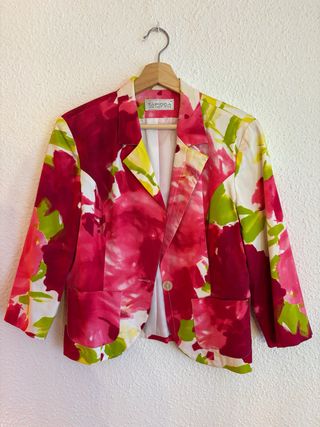 Chaqueta TAPIOCA floral mujer