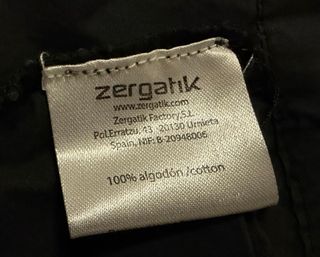 Chaqueta Zergatik Negra Talla 5 (XL)
