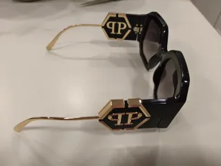 Gafas de sol Philipp Plein negras y doradas