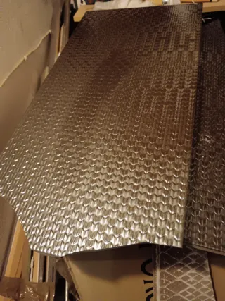 Azulejos metálicos decorativos