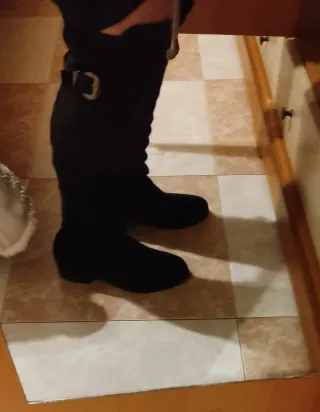 Botas altas mujer negras