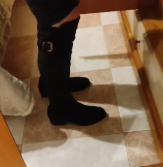 Botas altas mujer negras