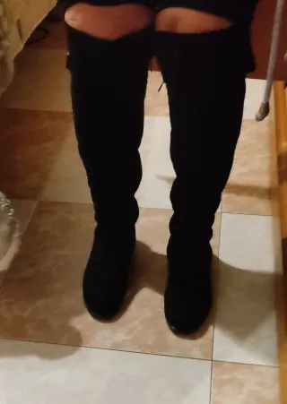 Botas altas mujer negras