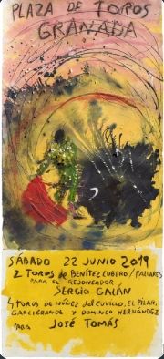 Cartel Toros Granada 2019Miquel Barceló