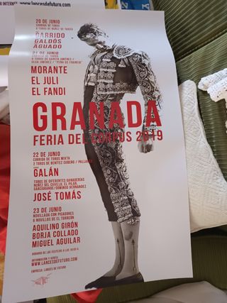 Cartel Toros Granada 2019Miquel Barceló