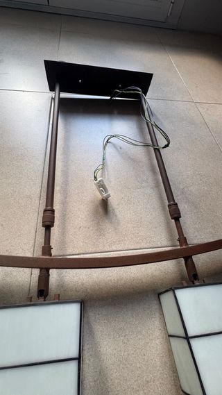 Lámpara de techo colgante 4 luces