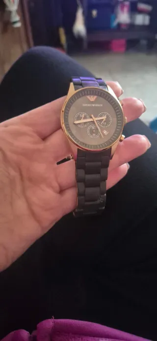 Orologio Emporio Armani Nero e Oro