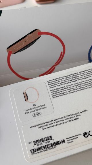 Apple Watch SE 40mm Rosa Original
