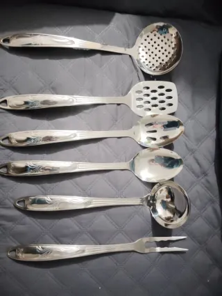 Juego Utensilios Cocina Metal