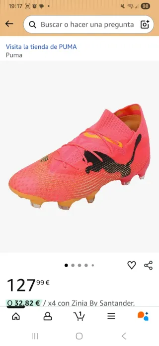 Botas de fútbol Puma Talla 44