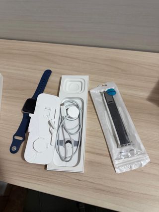 Apple Watch SE Caja y Correas Azul Marino