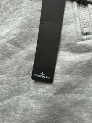 Sudadera Stone Island Zip Gris Talla L