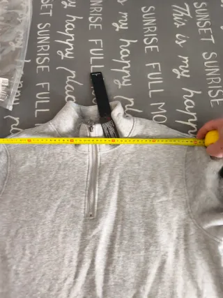 Sudadera Stone Island Zip Gris Talla L