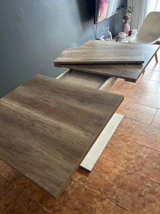 Mesa comedor extensible madera