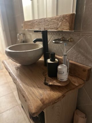 Moldura espejo madera maciza