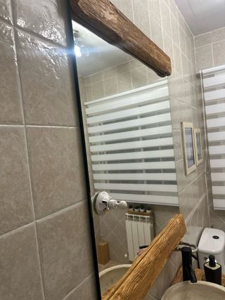 Moldura espejo madera maciza