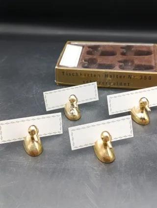 Set identificadores patos dorados