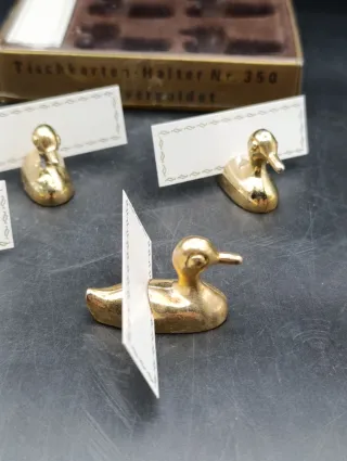 Set identificadores patos dorados