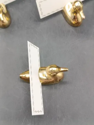 Set identificadores patos dorados