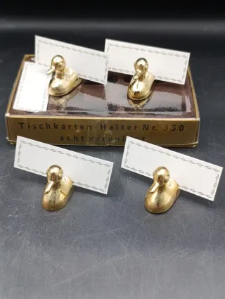 Set identificadores patos dorados