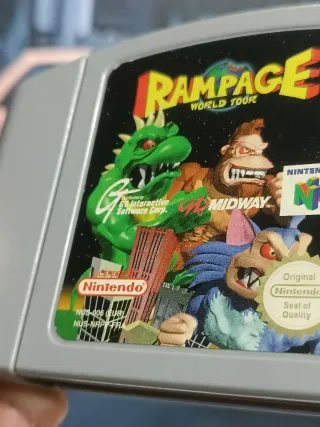 Rampage. Nintendo 64. PAL EUR.