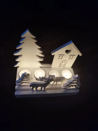 Candelabro Navideño