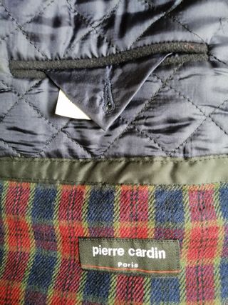 Abrigo Lana Pierre Cardin Negro
