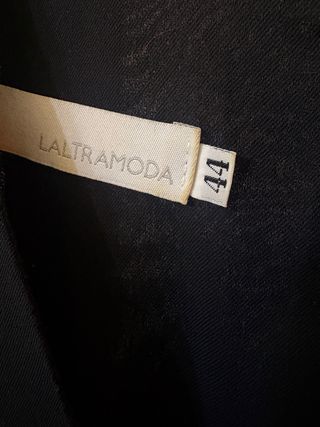 Abito donna pizzo e tessuto tecnico nero/beige