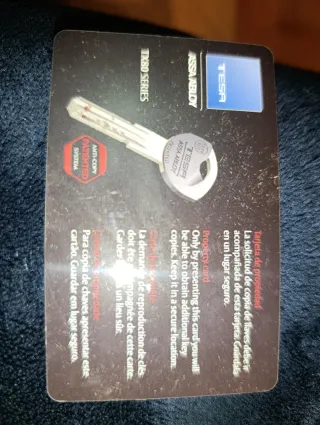 Bombín Tesa Assa Abloy Serie TX80.