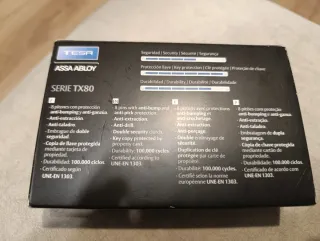 Bombín Tesa Assa Abloy Serie TX80.