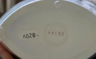 Jarrón Cerámica Galos Flores Clásico