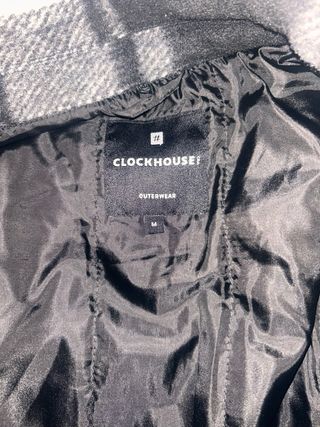 Cazadora cuadros blanco y negro