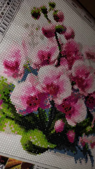 Diamond Painting Orchidee 30x30cm
