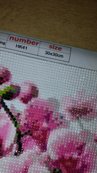 Diamond Painting Orchidee 30x30cm