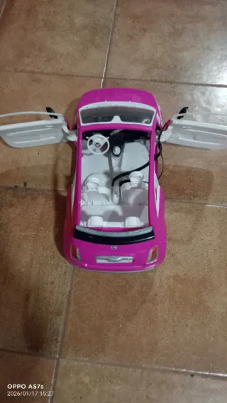 Coche Barbie Descapotable Rosa