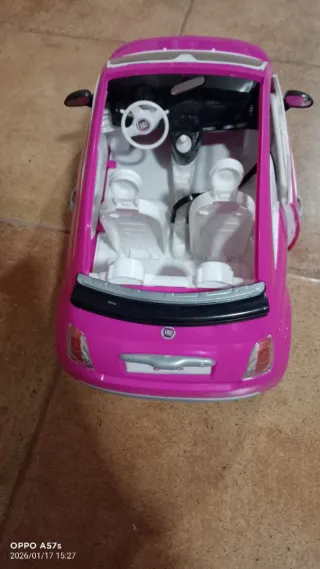 Coche Barbie Descapotable Rosa