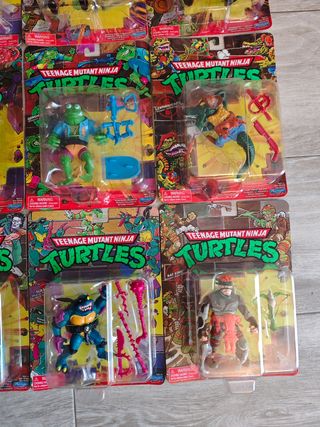 Lote 16 Figuras Tortugas Ninja Playmates Retro