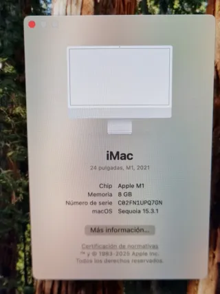 Imac M1 Blanco