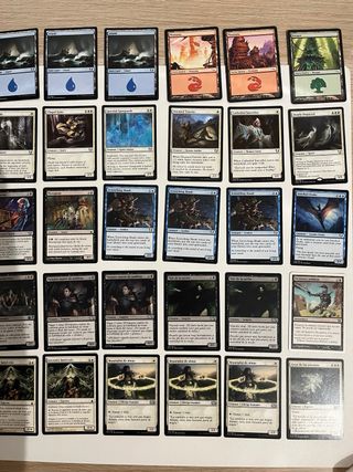 Lote 117 Cartas Magic MTG-Mix Idiomas y Rarezas /C