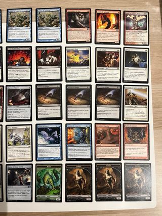 Lote 117 Cartas Magic MTG-Mix Idiomas y Rarezas /C