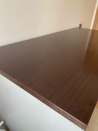 Escritorio oficina retro madera y metal