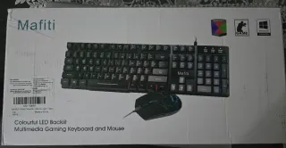 Mafiti Teclado y Ratón Gaming LED RGB