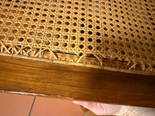 Silla giratoria de madera